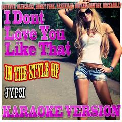 I Don’t Love You Like That (In The Style Of Jypsi) [Karaoke Version](Karaoke Version)