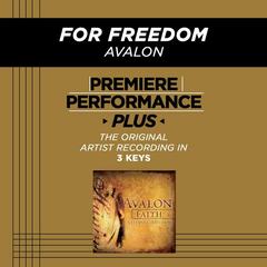 For Freedom(Medium Key Performance Track Without Background Vocals)