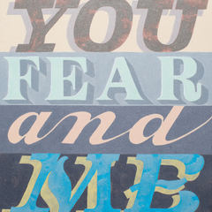 You， Fear and Me