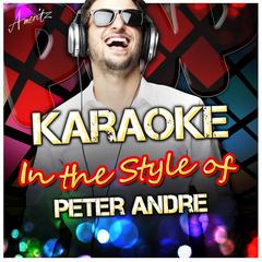Defender (In the Style of Peter Andre)(Karaoke Version)